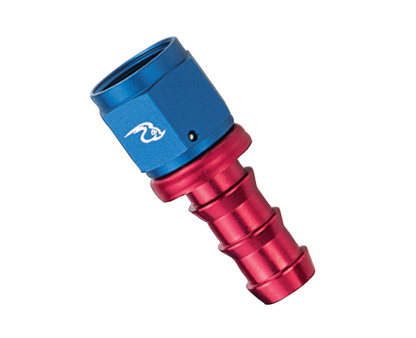 Straight (Anodized Push On Hose Fitting)